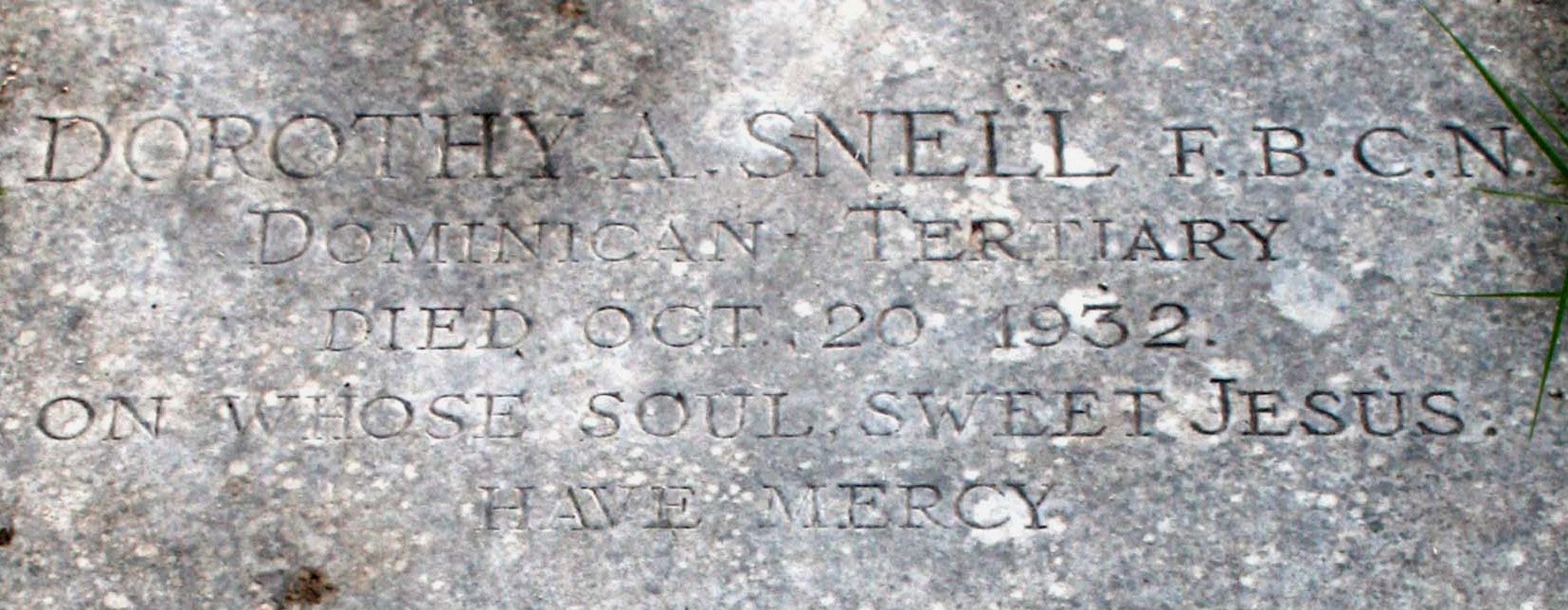 Dorothy Snell's tomb, Rome 3.jpg